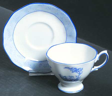 Bluebell Wood Footed Cup & Saucer Set