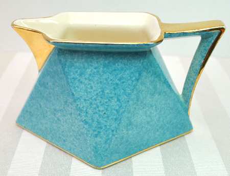 4453 (Mottled Ware Blue) Creamer