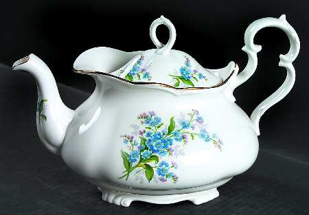 Forget Me Not (Victoria) Teapot & Lid