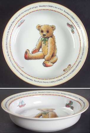 Days of The Week Porringer