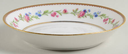 Country Flowers 9" Round Vegetable Bowl
