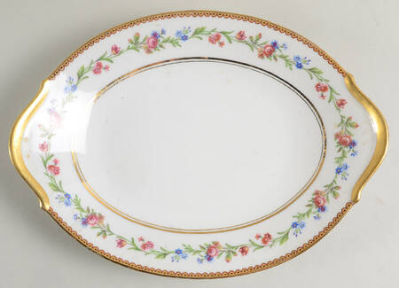 Country Flowers 12" Oval Serving Platter