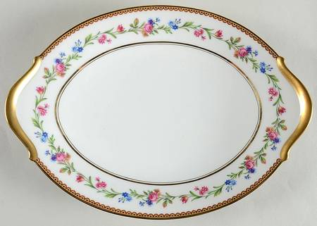Country Flowers 11" Oval Serving Platter
