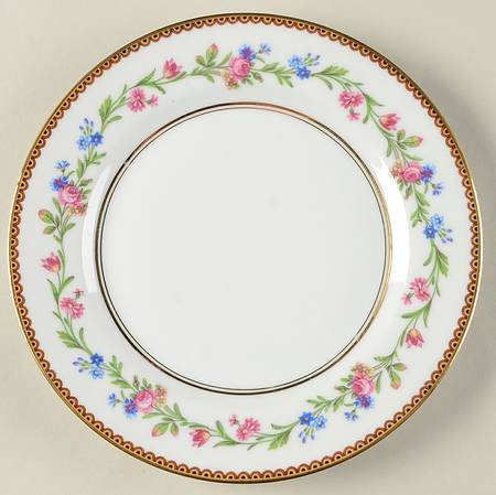 Country Flowers Salad Plate