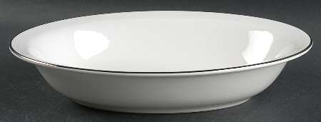 Langdale Platinum 9" Oval Vegetable Bowl