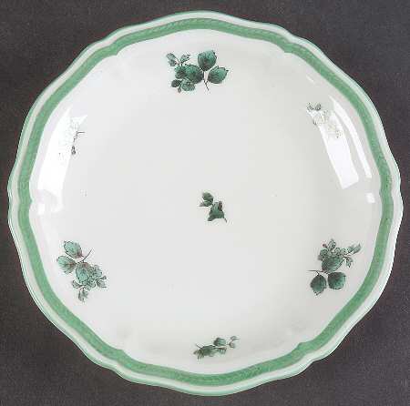 Green Bloom (Green Trim) Wine Bottle Coaster