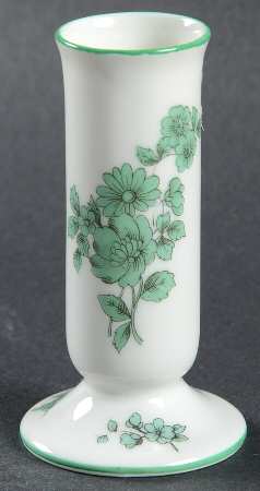 Green Bloom (Green Trim) Mini Bud Vase