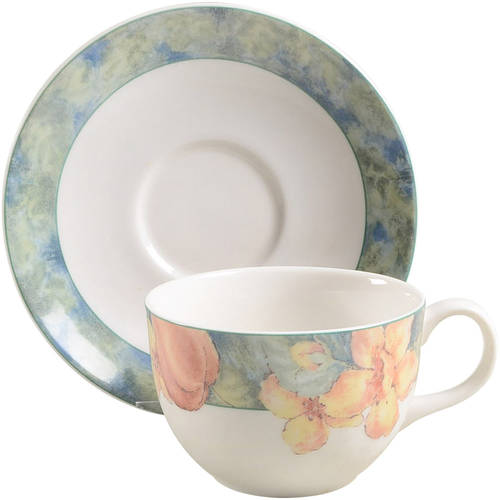 Georgia (Indonesia) Flat Cup & Saucer Set