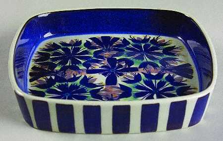 Faience Giftware Blue Faience Tenera Tray - No Box