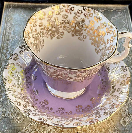 Cascade Series Footed Cup & Saucer Set