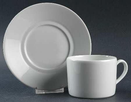 Gourmet (Smooth) Flat Cup & Saucer Set