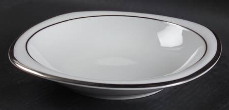 Suomi Platinum Rim Soup Bowl