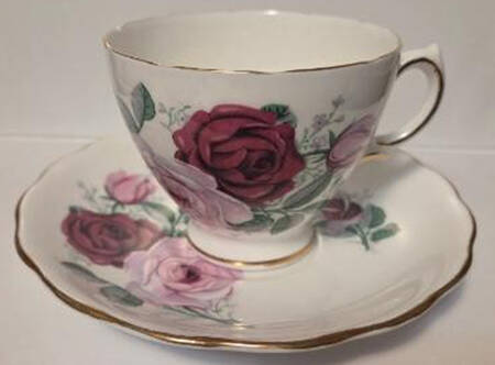 RVA46 Footed Cup & Saucer Set