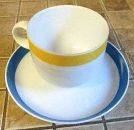 R1127 Footed Cup & Saucer Set