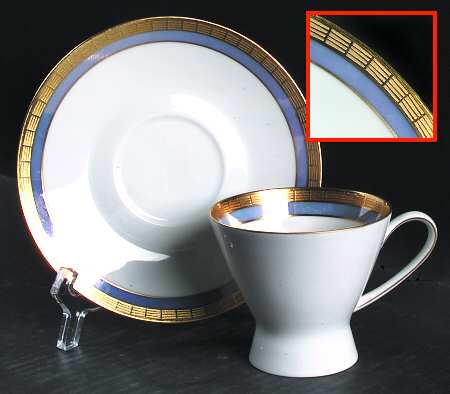 R1128 Footed Cup & Saucer Set