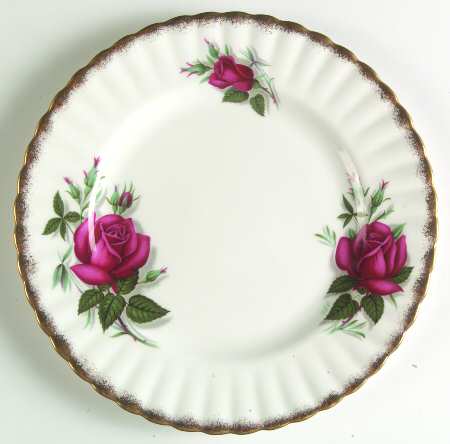 Sweetheart Roses Series Salad Plate