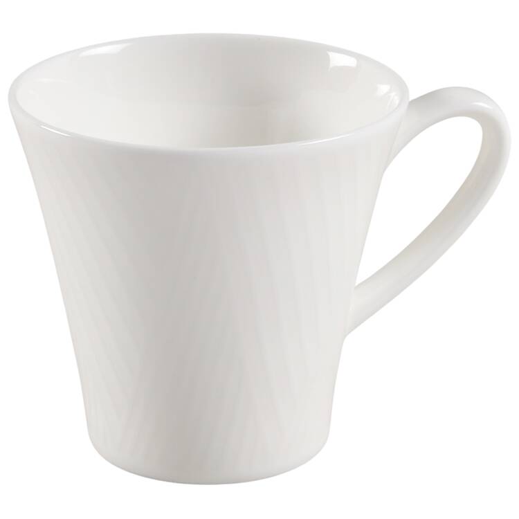 Jazz White Flat Cup