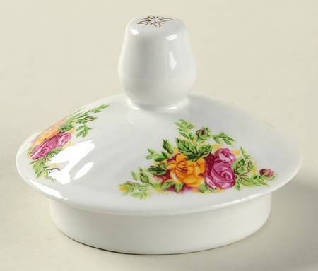 English Rose Lid for Sugar Bowl