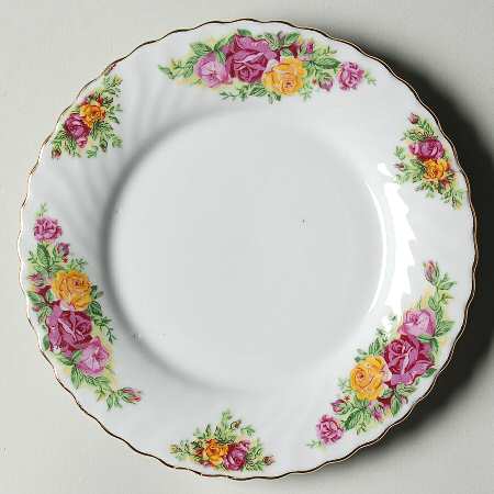 English Rose Bread & Butter Plate