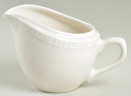 White Bead Creamer