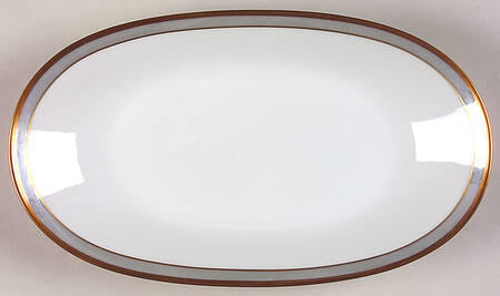 Gala Grey (Gold Trim, Linear) Relish