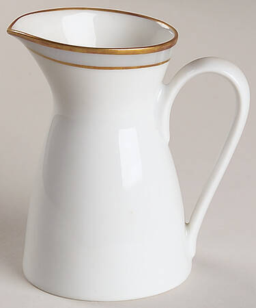 Gala Grey (Gold Trim, Linear) Mini Creamer