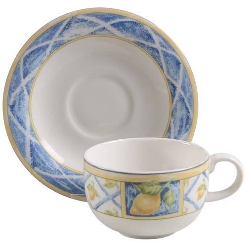 Taverna Flat Cup & Saucer Set
