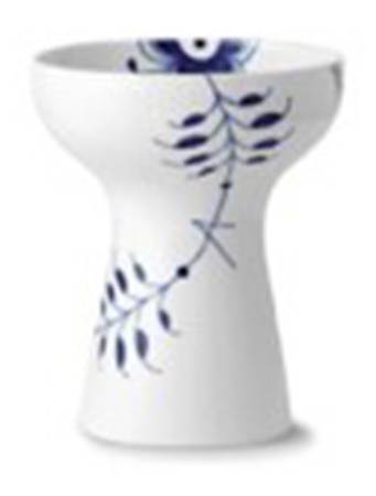 Mega Blue Fluted 7" Vase