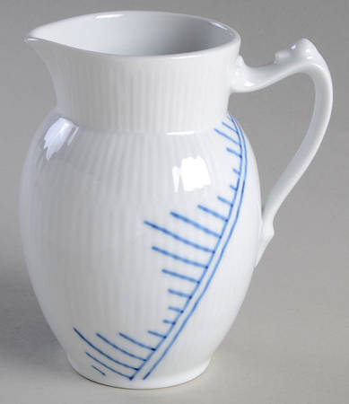Mega Blue Fluted Small Creamer/Jug