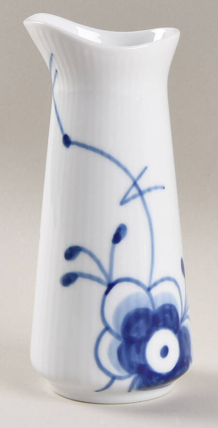 Mega Blue Fluted Oil/Vinegar Server, No Lid