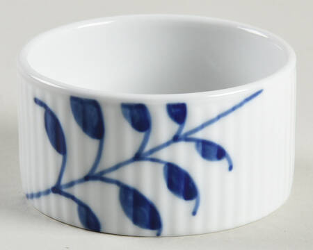 Mega Blue Fluted Salt Cellar