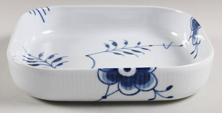 Mega Blue Fluted 9" Square Baker
