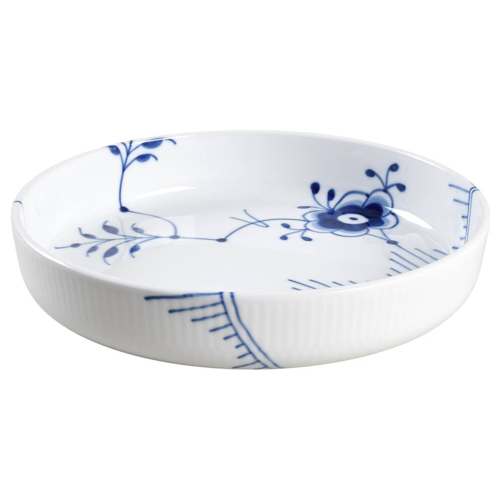Mega Blue Fluted Round Baker by Royal Copenhagen
