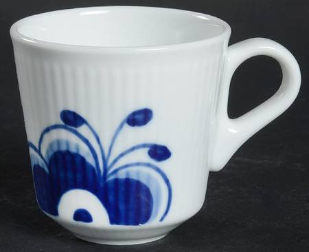 Mega Blue Fluted Espresso Cup