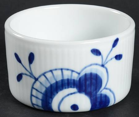 Mega Blue Fluted Ramekin