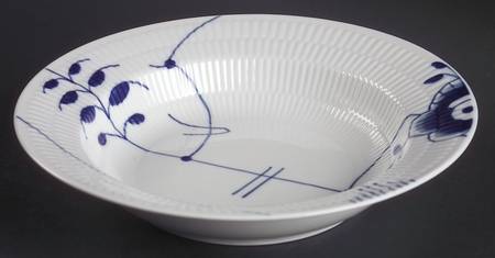 Mega Blue Fluted Rim Soup Bowl