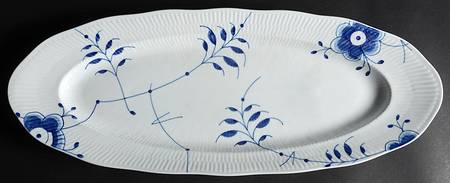 Mega Blue Fluted Fish Platter