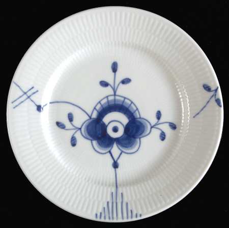 Mega Blue Fluted Bread & Butter Plate