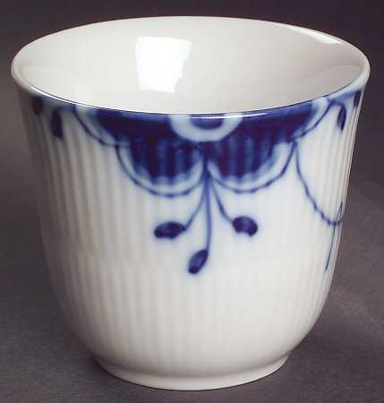 Mega Blue Fluted 10 Oz Cup No Handle