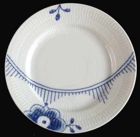 Mega Blue Fluted Bread & Butter Plate