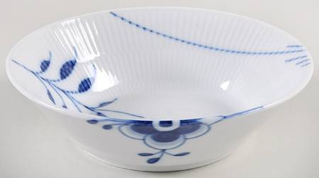 Mega Blue Fluted Dessert Bowl