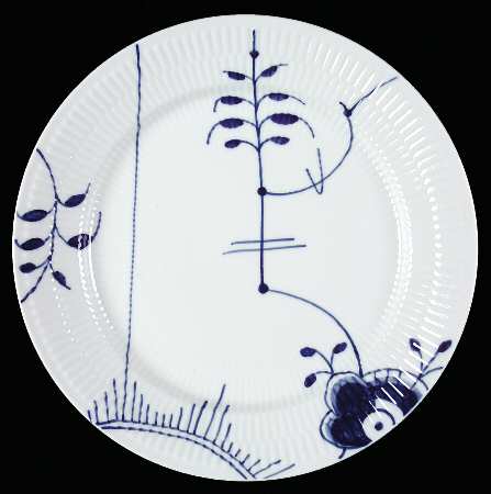 Mega Blue Fluted Dinner Plate