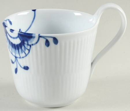 Mega Blue Fluted Mug