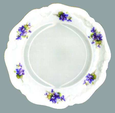 Violet Bread & Butter Plate