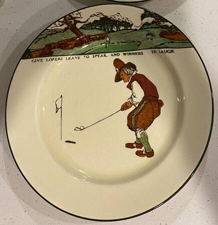 Golf Dinner Plate