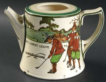 Golf Teapot No Lid