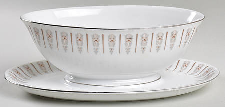 Sylphe Gravy Boat with Attached Underplate