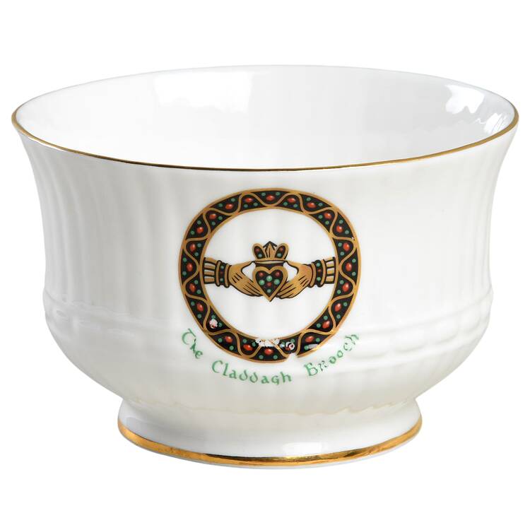 Claddagh Brooch Open Sugar Bowl