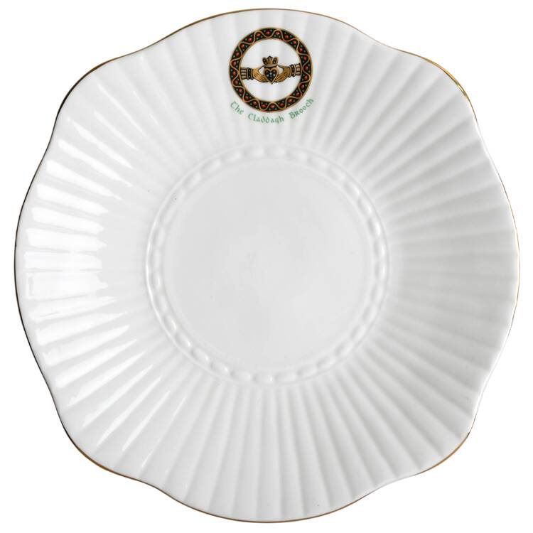 Claddagh Brooch 9" Square Cake Plate by Royal Tara