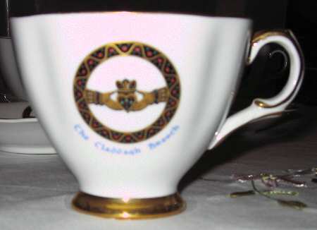 Claddagh Brooch Footed Cup